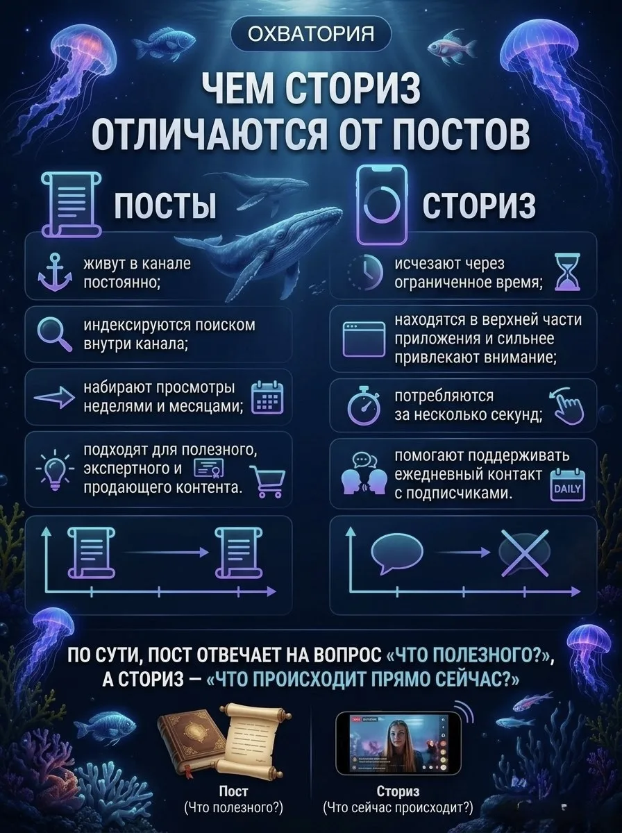 Сториз каналов - нужны или нет